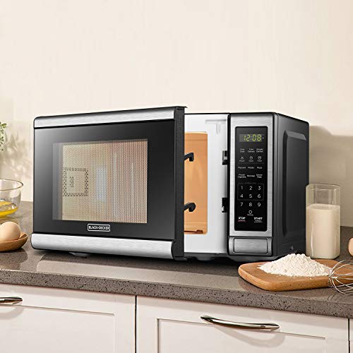 Stainless Steel Digital Microwave Oven - 0.7 Cu.ft