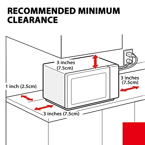 Toshiba Countertop Microwave with Auto Menus