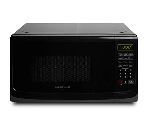 700W Farberware Retro Microwave with LED & Child Lock
