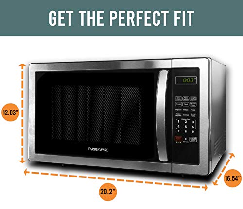 Farberware 1000w Microwave with LED and Child Lock