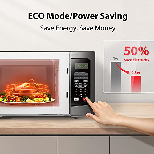 Toshiba Black Microwave with Smart Sensor & Menus