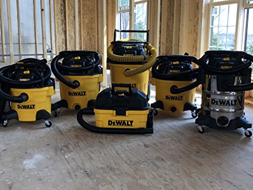 Yellow DEWALT 6 gal Poly Wet/Dry Vac