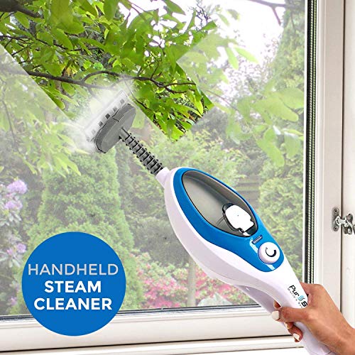10-in-1 PurSteam Steam Mop with Handheld Unit