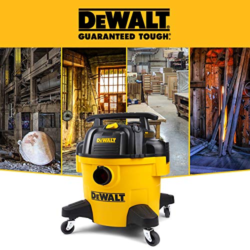 Yellow DEWALT 6 gal Poly Wet/Dry Vac
