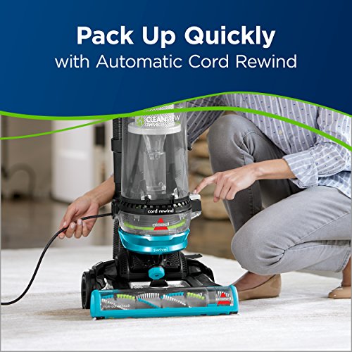 BISSELL CleanView Swivel Rewind Pet Vacuum, Teal