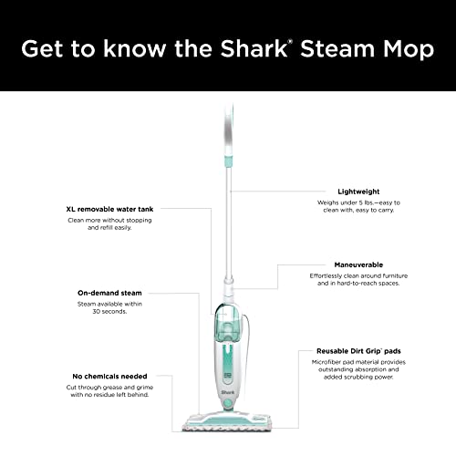 Shark Steam Mop with Dirt Grip Pads