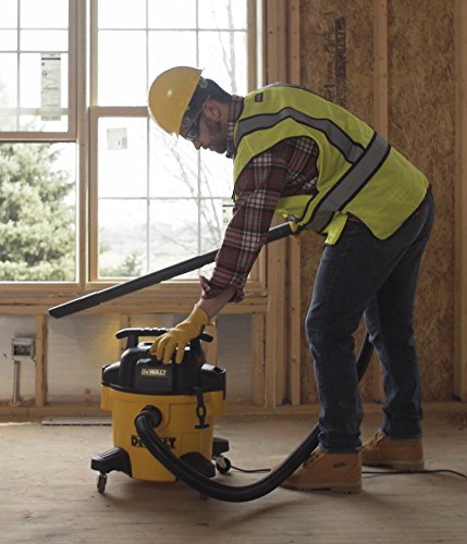 Yellow DEWALT 6 gal Poly Wet/Dry Vac