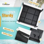 Flamaker Black 3-Piece Outdoor Wicker Patio Set