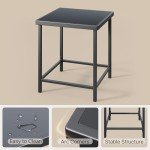 Gizoon 3-Piece Outdoor Rocking Bistro Set