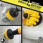 Bathroom Drill Brush Set - All-Purpose Power Scrubber
