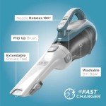 BLACK+DECKER AdvancedClean Cordless Handheld Vacuum - Blue/White