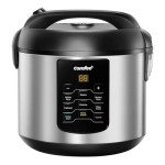 COMFEE' 6-in-1 Compact Rice Cooker, 2 QT