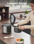COMFEE' 6-in-1 Compact Rice Cooker, 2 QT