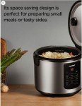 COMFEE' 6-in-1 Compact Rice Cooker, 2 QT