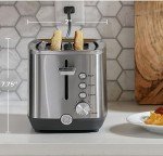 GE Stainless Steel Toaster with Extra Wide Slots