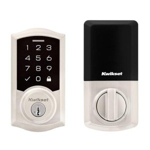 Kwikset SmartCode 270 Touchpad Deadbolt, Auto Lock, Satin Nickel