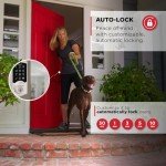 Kwikset SmartCode 270 Touchpad Deadbolt, Auto Lock, Satin Nickel