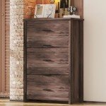 Walnut 4-Piece Queen Bedroom Set with USB Ports