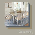Skempton Cottage Dining Table Set with 6 Chairs