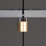 Lockable 4-Shelf Utility Storage Cabinet in Gray
