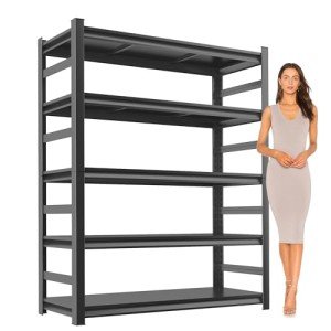 Heavy Duty 5-Tier Steel Garage Shelving Unit