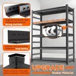 Heavy Duty 5-Tier Steel Garage Shelving Unit