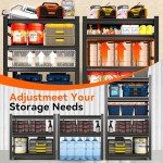 Heavy Duty 5-Tier Steel Garage Shelving Unit