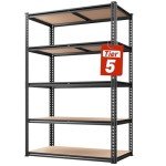 Adjustable 5-Tier Heavy Duty Garage Shelving Unit