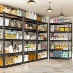 Adjustable 5-Tier Heavy Duty Garage Shelving Unit