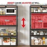 Adjustable 5-Tier Heavy Duty Garage Shelving Unit