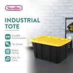 Stackable Heavy Duty Storage Bins - 6 Pack
