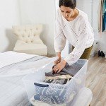 Rubbermaid Clear Stackable Storage Containers (4 Pack)