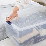 Rubbermaid Clear Stackable Storage Containers (4 Pack)
