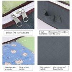 90L Foldable Under Bed Storage Bags - Grey