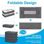 90L Foldable Under Bed Storage Bags - Grey