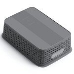 NETANY 8-Pack Flexible Storage Baskets - Gray