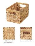 StorageWorks Medium Wicker Baskets with Handles - 2-Pack