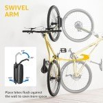 monTEK Swivel Bike Wall Mount - Space-Saving Rack