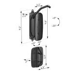 monTEK Swivel Bike Wall Mount - Space-Saving Rack