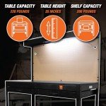 WEN 48-Inch Workbench with Power Outlets & Light