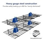 FLEXIMOUNTS 2-Pack 2x6ft Garage Wall Shelves