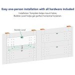FLEXIMOUNTS 2-Pack 2x6ft Garage Wall Shelves
