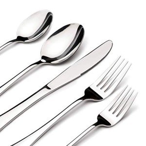40-Piece Stainless Steel Silverware Set for 8
