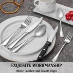 24-Piece Stainless Steel Silverware Set for 4