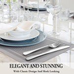 24-Piece Stainless Steel Silverware Set for 4