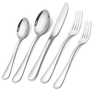 Briout 20-Piece Stainless Steel Flatware Set for 4