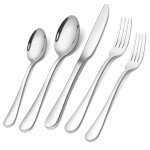 Briout 20-Piece Stainless Steel Flatware Set for 4