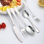 Briout 20-Piece Stainless Steel Flatware Set for 4