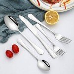Briout 20-Piece Stainless Steel Flatware Set for 4