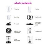 Magic Bullet Blender 11-Piece Set in Silver